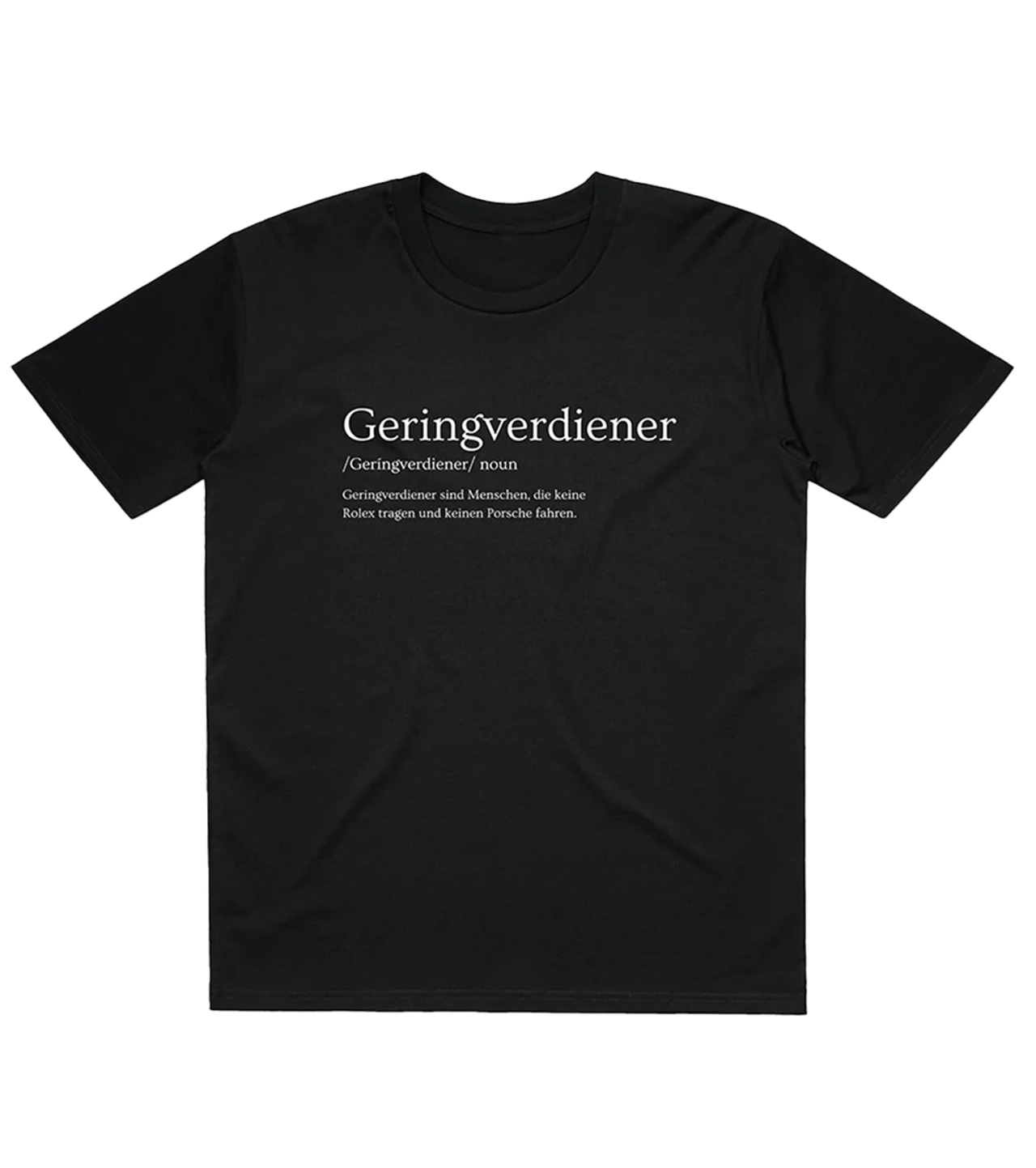 T-Shirt „Geringverdiener“ - RISIKO.